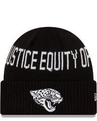 New Era Black Jacksonville Jaguars Team Social Justice Cuffed Knit Hat At Nordstrom