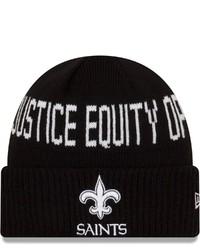New Era Black New Orleans Saints Team Social Justice Cuffed Knit Hat At Nordstrom