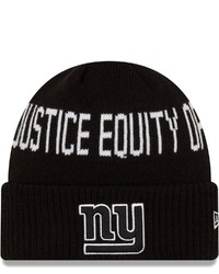New Era Black New York Giants Team Social Justice Cuffed Knit Hat At Nordstrom