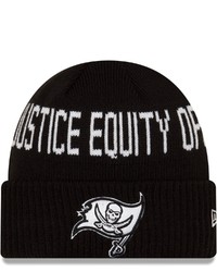 New Era Black Tampa Bay Buccaneers Team Social Justice Cuffed Knit Hat At Nordstrom