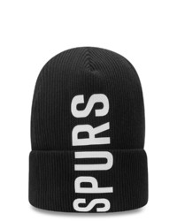 New Era Black Tottenham Hotspur Vertical Wordmark Cuffed Knit Hat At Nordstrom