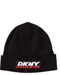 DKNY Front Logo Tag Beanie Hat