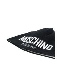 Moschino Intarsia Logo Beanie