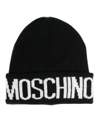 Moschino Logo Print Beanie