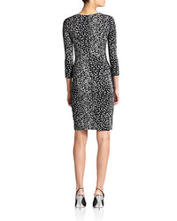 Narciso Rodriguez Jersey Printed Bodycon Dress