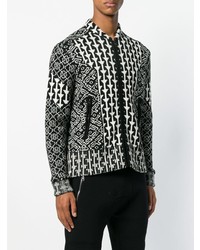 Neil Barrett Knitted Bomber Jacket