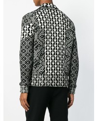 Neil Barrett Knitted Bomber Jacket