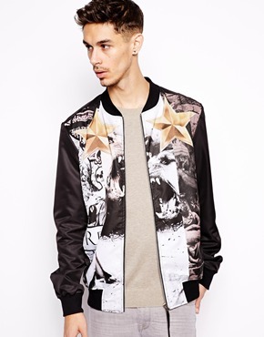 religion bomber jacket