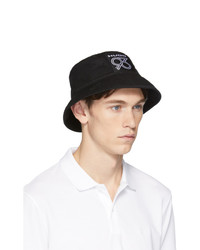 Hugo Black 93 Badge Bucket Hat