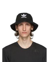 adidas Originals Black And White Trefoil Bucket Hat