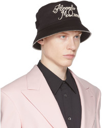 Alexander McQueen Black Blake Bucket Hat