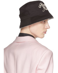 Alexander McQueen Black Blake Bucket Hat