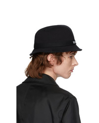 Burberry Black Jersey Bucket Hat