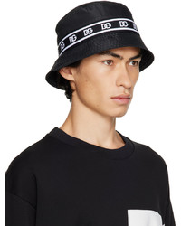 Dolce & Gabbana Black Printed Bucket Hat