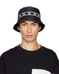 Dolce & Gabbana Black Printed Bucket Hat