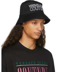 VERSACE JEANS COUTURE Black White Bucket Hat