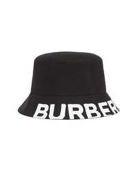 Burberry Logo Check Reversible Cotton Bucket Hat