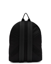 Marcelo Burlon County of Milan Black And Grey Sharp Wings Backpack