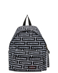 Eastpak Black And White Branded Padded Pakr Backpack