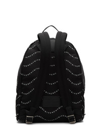 Givenchy Black And White Logo Urban Backpack
