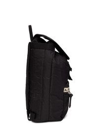 A.P.C. Black Clip Repeat Backpack