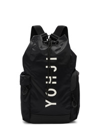 Y-3 Black Mini Yohji Letters Backpack
