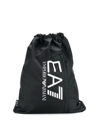 Ea7 Emporio Armani Drawstring Logo Backpack