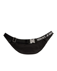 Versace Jeans Couture Black Logo Bum Bag