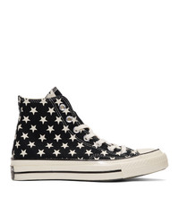 Converse Black And White Chuck 70 Archive Restructured High Top Sneakers
