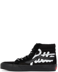 Vans Black Patta Edition Vault Mean Eyed Cat Sk8 Hi Sneakers