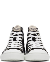 Vivienne Westwood Black Plimsoll High Sneakers