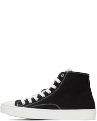 Vivienne Westwood Black White Plimsoll High Sneakers