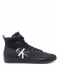 Calvin Klein Lace Up High Top Sneakers