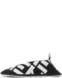 Kenzo Black Sport K Knit Loafers