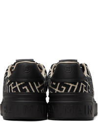 Balmain Black B Court Sneakers