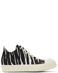 Rick Owens DRKSHDW Black White Zebra Sneakers