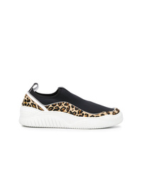 Just Cavalli Leopard Print Contrast Sneakers