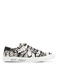 Saint Laurent Malibu Foliage Print Sneakers