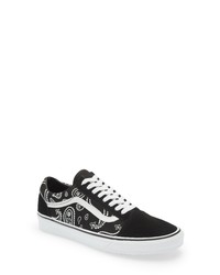 Vans U Old Skool Low Top Sneaker In Peace Paisley Blacktrue Whit At Nordstrom