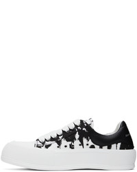 Alexander McQueen White Deck Plimsoll Sneakers