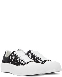 Alexander McQueen White Deck Plimsoll Sneakers