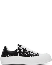 Alexander McQueen White Deck Plimsoll Sneakers