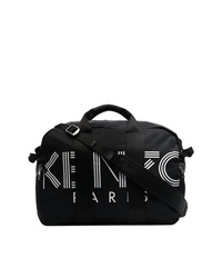 Kenzo Black And White Paris Logo Tote Bag