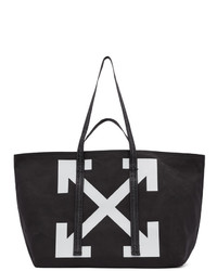 Off-White Black Canvas Arrows Commercial Tote