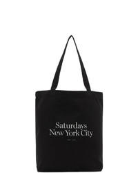 Saturdays Nyc Black Standard Tote Bag