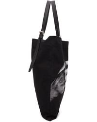 Neil Barrett Black The Other Hand Tote