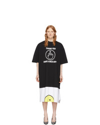 Vetements Black And White Have A Nice Day T Shirt Dress