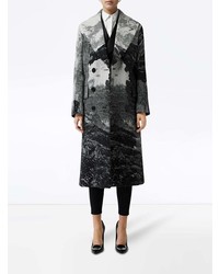 Burberry Dreamscape Wool Jacquard Double Breasted Coat