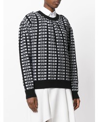 MSGM All Over Logo Sweater