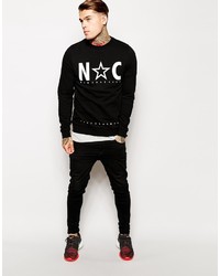 Asos Sweatshirt With Ny City Print